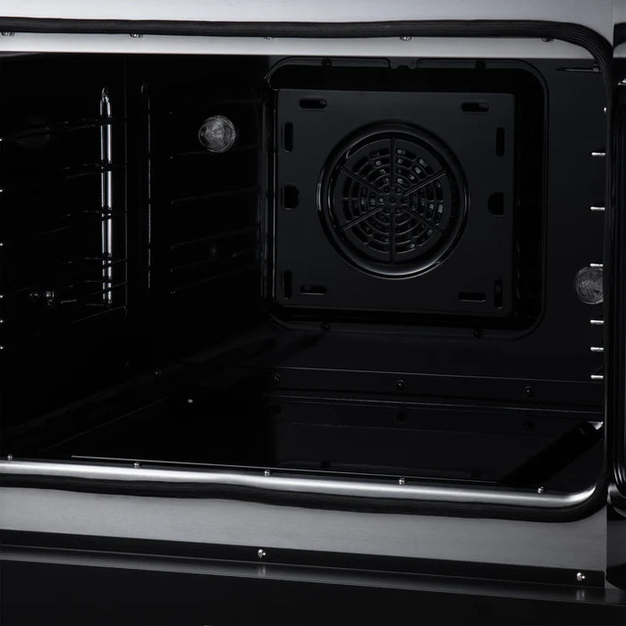 Forno Galiano 30-Inch 4.32 cu. ft. Electric Range, 4 Radiant Elements, French Door, Convection Oven, Air Fryer - Black or White (FFSEL6917-30BLK)