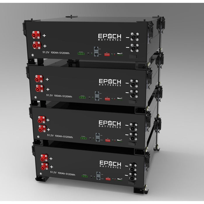 Epoch Batteries | 48V 100Ah 5.12kWh - Self-Heating Server Rack Lithium Battery