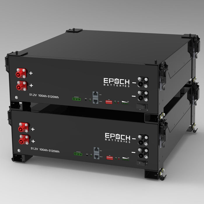 Epoch Batteries | 48V 100Ah 5.12kWh - Self-Heating Server Rack Lithium Battery