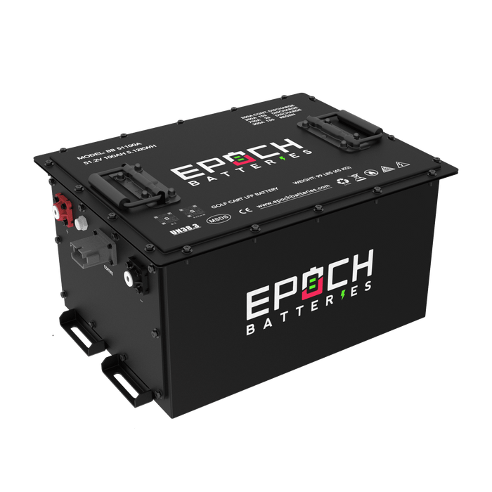 Epoch Batteries | 48V 100Ah Lithium (LiFePO4) Golf Cart Battery - Complete Kit