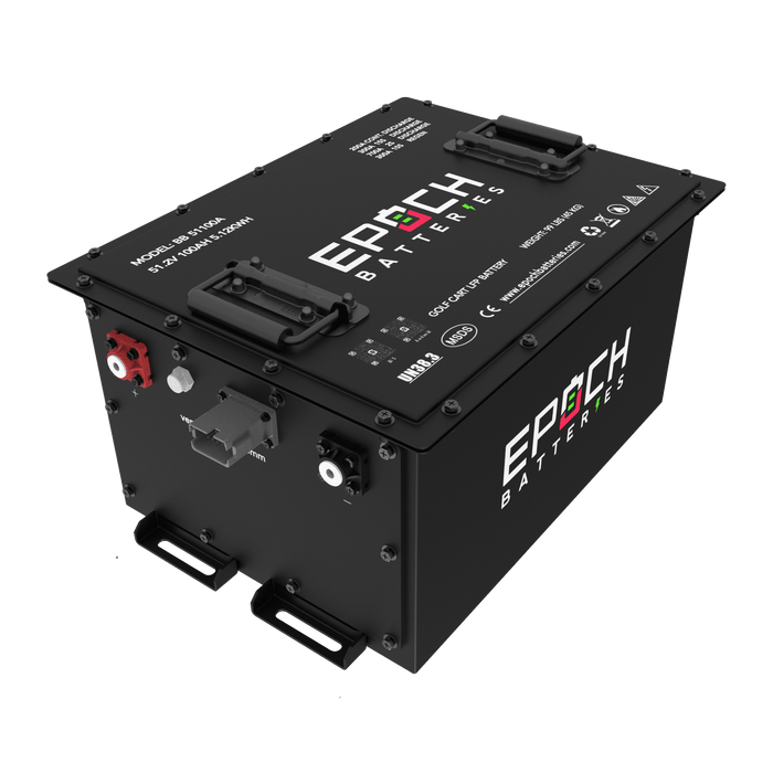 Epoch Batteries | 48V 100Ah Lithium (LiFePO4) Golf Cart Battery - Complete Kit