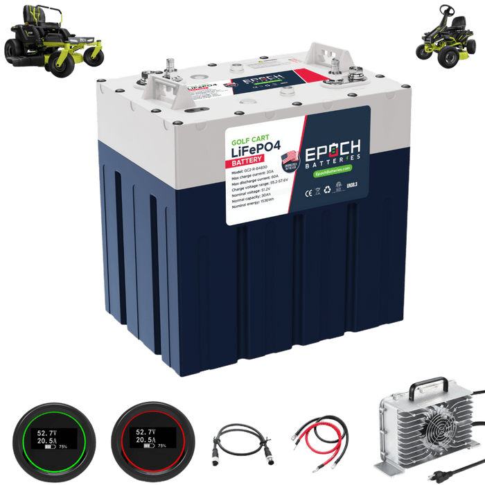 Epoch Batteries | 48V 60Ah Ryobi Electric Lawn Motor - Replacement Lithium Battery Kit