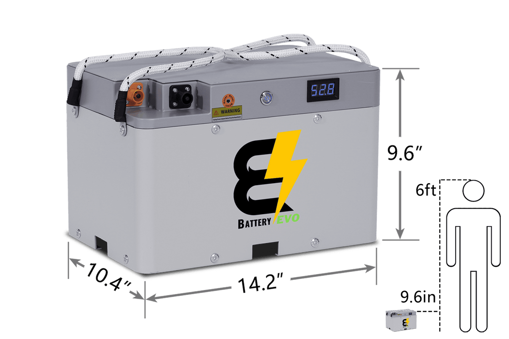 Battery Evo 48V Falcon Elite - 67Ah 3.3 kWh Battery