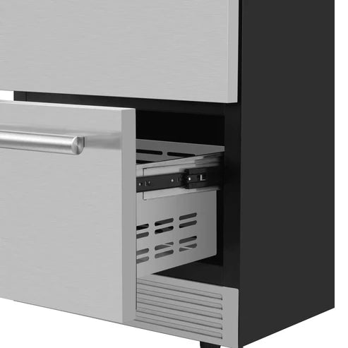 Forno Cosenza 24" 4.69 cu. ft. Built-In Indoor/Outdoor Drawer Freezer with Ice Maker (FDRBI1838-24S)
