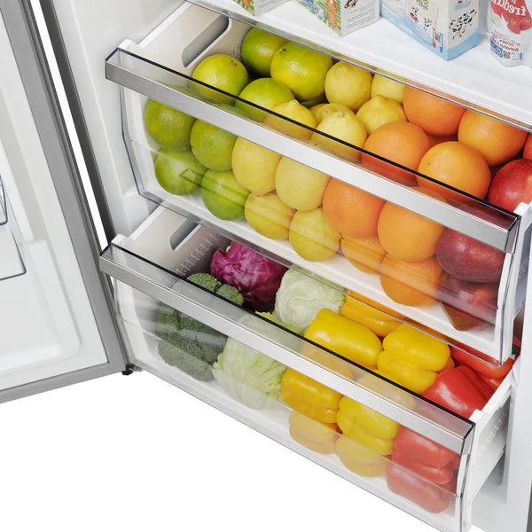 Forno Maderno 28" 13.6 cu. ft. Left/Right Swing Convertible Refrigerator/ Freezer with Modern Trim Kit (FFFFD1722-32LS / FFFFD1722-32RS)