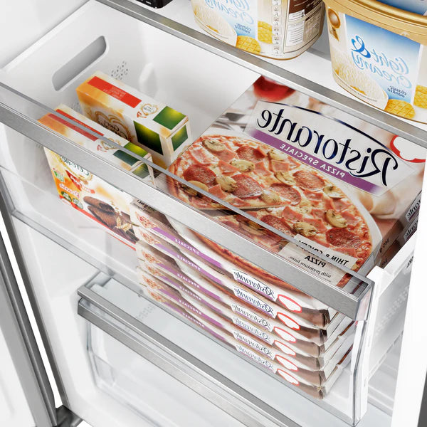 Forno Maderno 28" 13.6 cu. ft. Left/Right Swing Convertible Refrigerator/ Freezer with Modern Trim Kit (FFFFD1722-32LS / FFFFD1722-32RS)