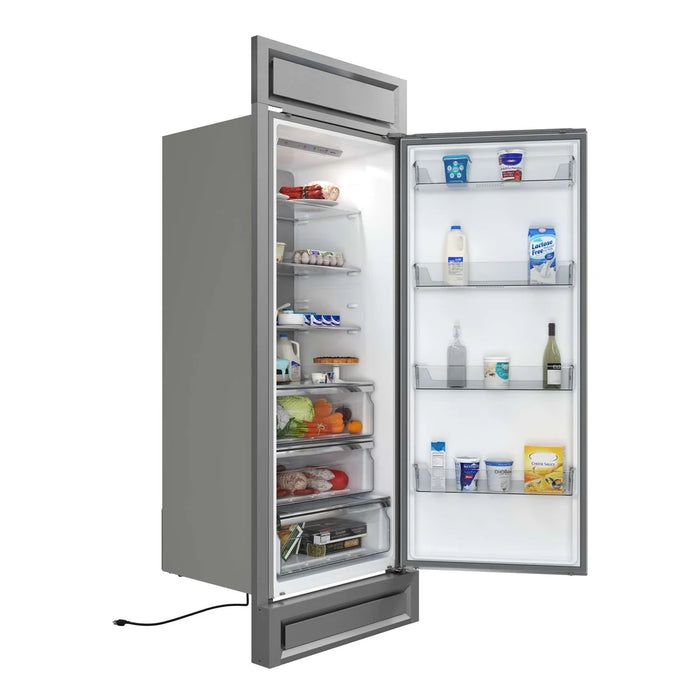 Forno Maderno 32" 13.6 cu. ft. Convertible Refrigerator/Freezer Built-In with Grill Trim - Multiple Swing & Finish Options (FFFFD1722-32LS)