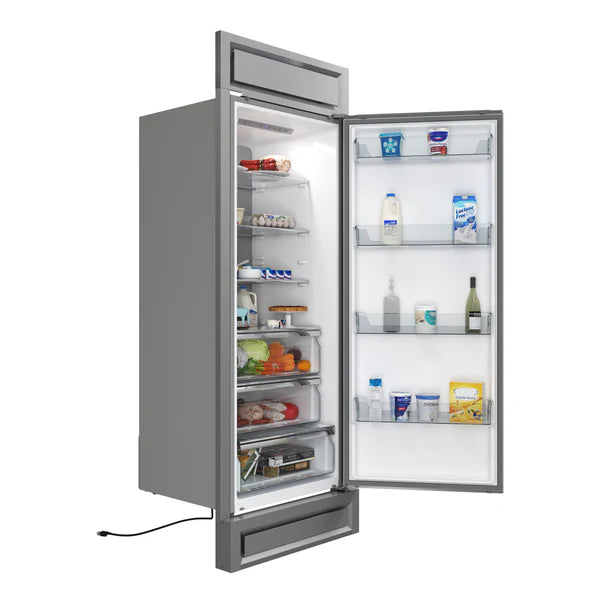 Forno Maderno 28" 13.6 cu. ft. Left/Right Swing Convertible Refrigerator/ Freezer with Modern Trim Kit (FFFFD1722-32LS / FFFFD1722-32RS)