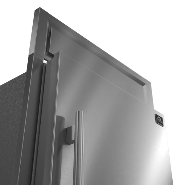Forno Maderno 28" 13.6 cu. ft. Left/Right Swing Convertible Refrigerator/ Freezer with Modern Trim Kit (FFFFD1722-32LS / FFFFD1722-32RS)