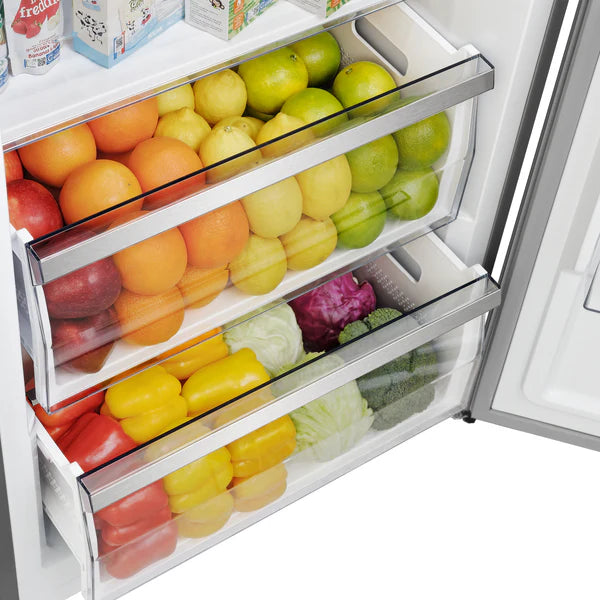 Forno Maderno 28" 13.6 cu. ft. Left/Right Swing Convertible Refrigerator/ Freezer with Modern Trim Kit (FFFFD1722-32LS / FFFFD1722-32RS)