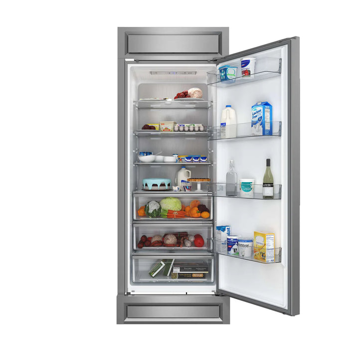 Forno Maderno 32" 13.6 cu. ft. Convertible Refrigerator/Freezer Built-In with Grill Trim - Multiple Swing & Finish Options (FFFFD1722-32LS)