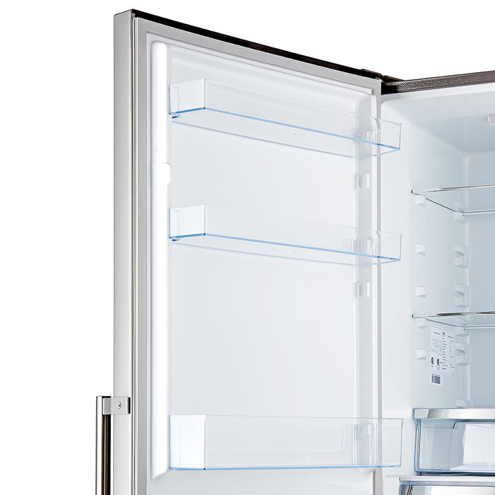 Forno Guardia 23.4" 10.8 cu ft. Left Swing Refrigerator with Bottom Freezer in Stainless Steel (FFFFD1778-24LS)