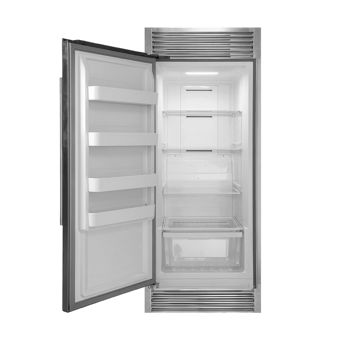 Forno Rizzuto 32″ Left Hand Swing Open 13.8 Cu.Ft. Stainless Steel Dual Zone Refrigerator/Freezer (FFFFD1933-32LS)