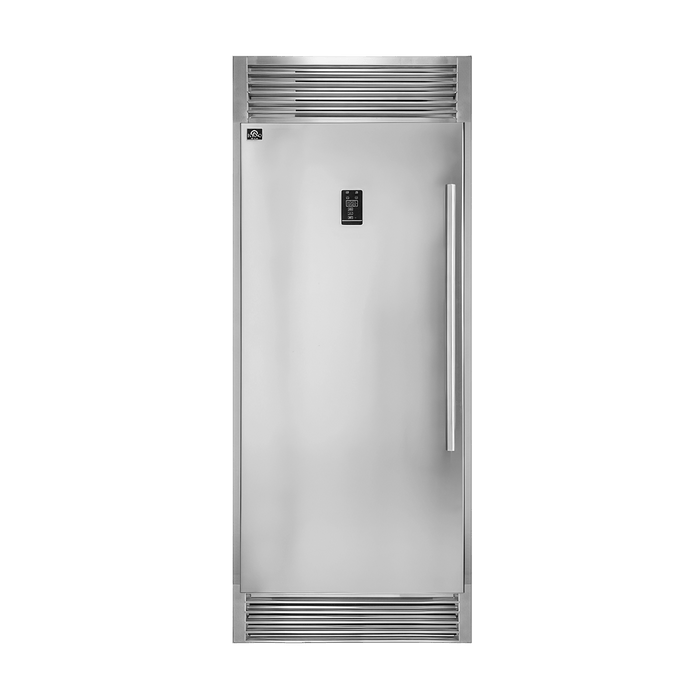 Forno Rizzuto 32″ Left Hand Swing Open 13.8 Cu.Ft. Stainless Steel Dual Zone Refrigerator/Freezer (FFFFD1933-32LS)