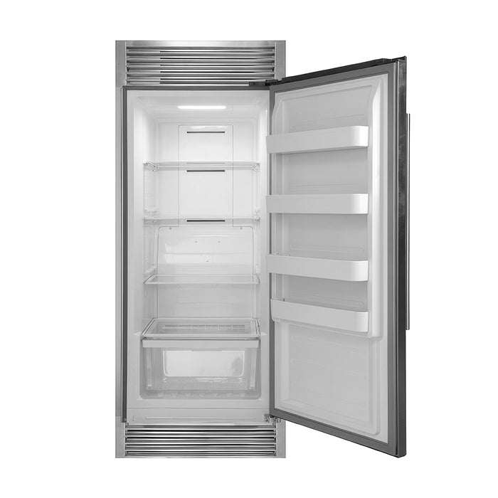 Forno Rizzuto 32″ Right Hand Swing Open 13.8 Cu.Ft. Stainless Steel Dual Zone Refrigerator/Freezer (FFFFD1933-32RS)