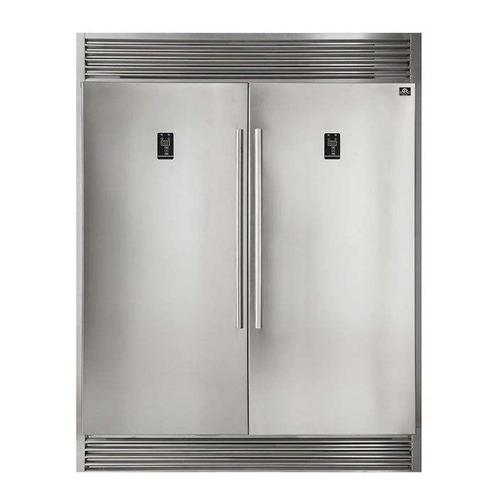 Forno 60" 27.6 cu. ft. Refrigerator & Freezer in Stainless Steel, FFFFD1933-60S