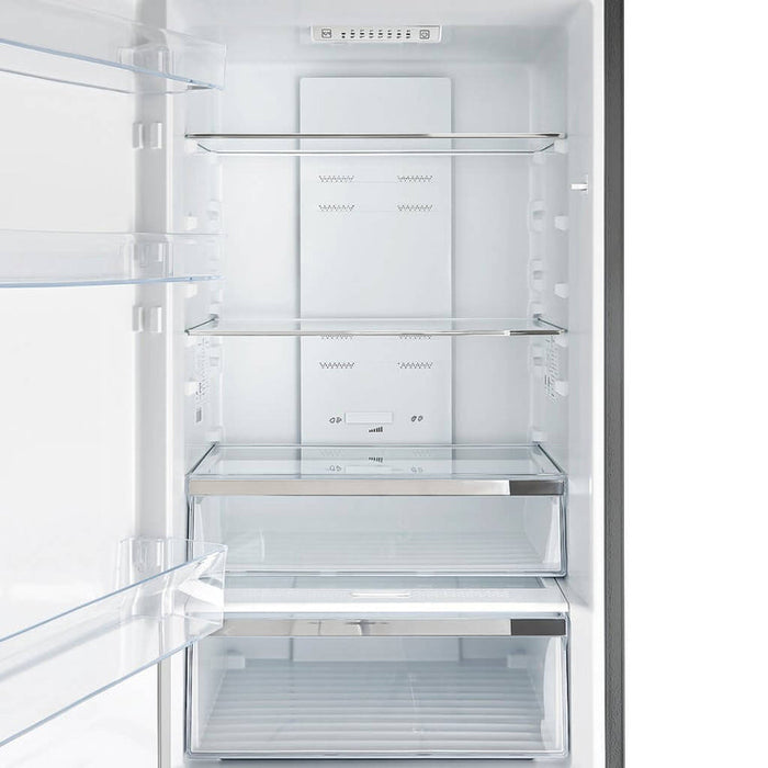 Forno Guardia 46.8-inch Bottom Mount 21.6 cu. ft. Refrigerator in Stainless Steel, FFFFD1778-48