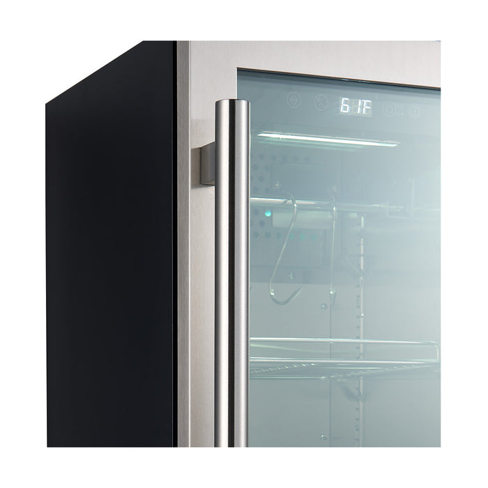 Forno Asciutto 16" 2.65 cu.ft. Dry Aging Cabinet with LED Lighting and Adjustable Shelves in Stainless Steel (FFSDA6857-16)