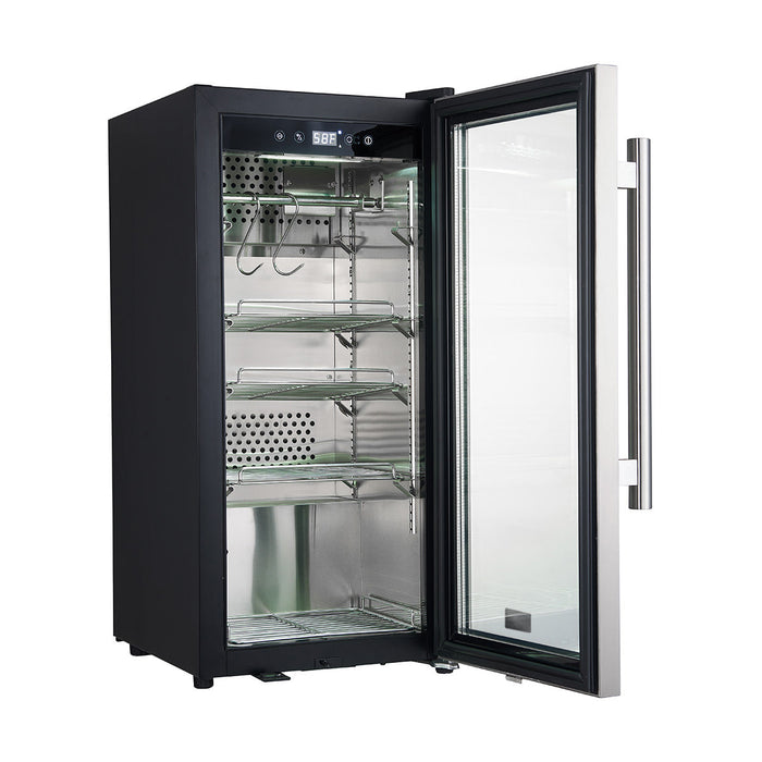 Forno Asciutto 16" 2.65 cu.ft. Dry Aging Cabinet with LED Lighting and Adjustable Shelves in Stainless Steel (FFSDA6857-16)