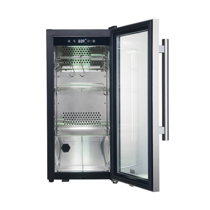 Forno Asciutto 16" 2.65 cu.ft. Dry Aging Cabinet with LED Lighting and Adjustable Shelves in Stainless Steel (FFSDA6857-16)