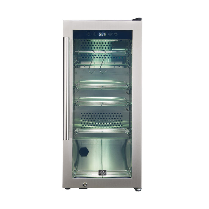 Forno Asciutto 16" 2.65 cu.ft. Dry Aging Cabinet with LED Lighting and Adjustable Shelves in Stainless Steel (FFSDA6857-16)