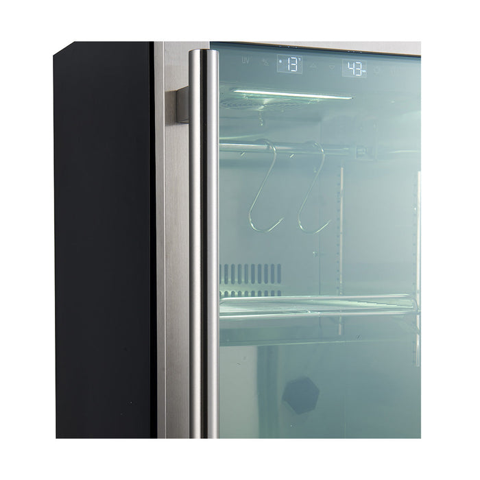 Forno Asciutto 17" 1.84 cu.ft. Dry Aging Cabinet with LED Lighting and Adjustable Shelves in Stainless Steel (FFSDA6864-17)