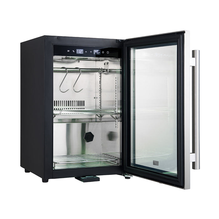 Forno Asciutto 17" 1.84 cu.ft. Dry Aging Cabinet with LED Lighting and Adjustable Shelves in Stainless Steel (FFSDA6864-17)