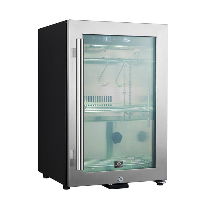 Forno Asciutto 17" 1.84 cu.ft. Dry Aging Cabinet with LED Lighting and Adjustable Shelves in Stainless Steel (FFSDA6864-17)