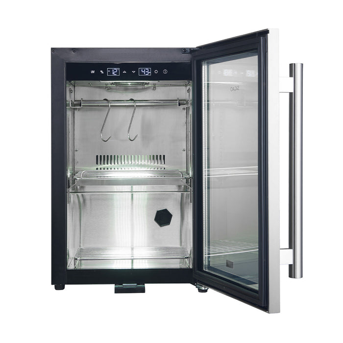Forno Asciutto 17" 1.84 cu.ft. Dry Aging Cabinet with LED Lighting and Adjustable Shelves in Stainless Steel (FFSDA6864-17)