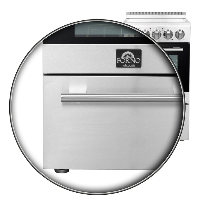 Forno Pallerno 20" 2.05 cu.ft. Freestanding Electric Range with 4 Elements in Stainless Steel (FFSEL6052-20)
