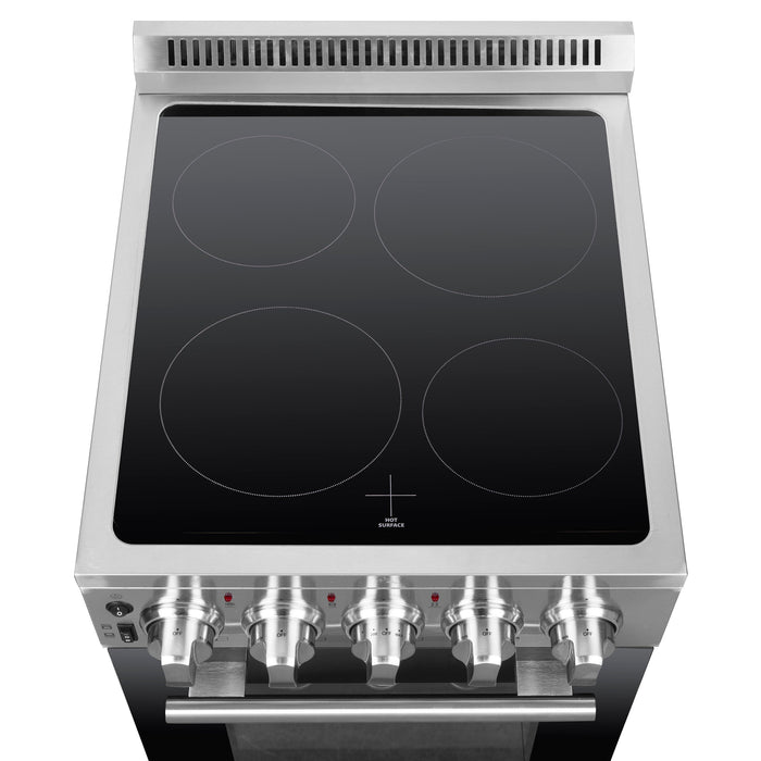 Forno Pallerno 20" 2.05 cu.ft. Freestanding Electric Range with 4 Elements in Stainless Steel (FFSEL6052-20)