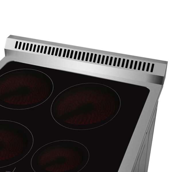 Forno Loiano 24" 2.3 cu. ft. Freestanding Electric Range with Storage Drawer - Stainless Steel, Black, or White (FFSEL6069-24)