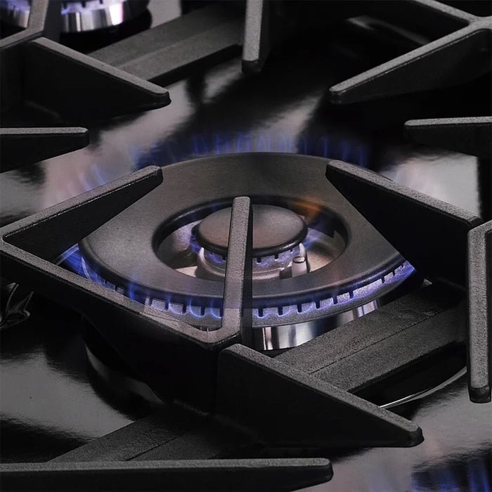Forno Massimo 48″ 6.58 cu. ft. Freestanding Dual Fuel Range with 8 Sealed Burners, Air Fryer Kit, Wok Support & Griddle - Stainless Steel, Black or White (FFSGS6125-48)