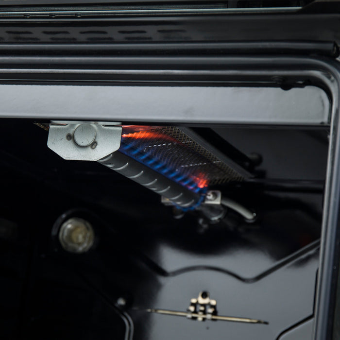 Forno Breno 24" 2.3 cu. ft. Freestanding Gas Range with 4 Sealed Burners in Stainless Steel (FFSGS6272-24)