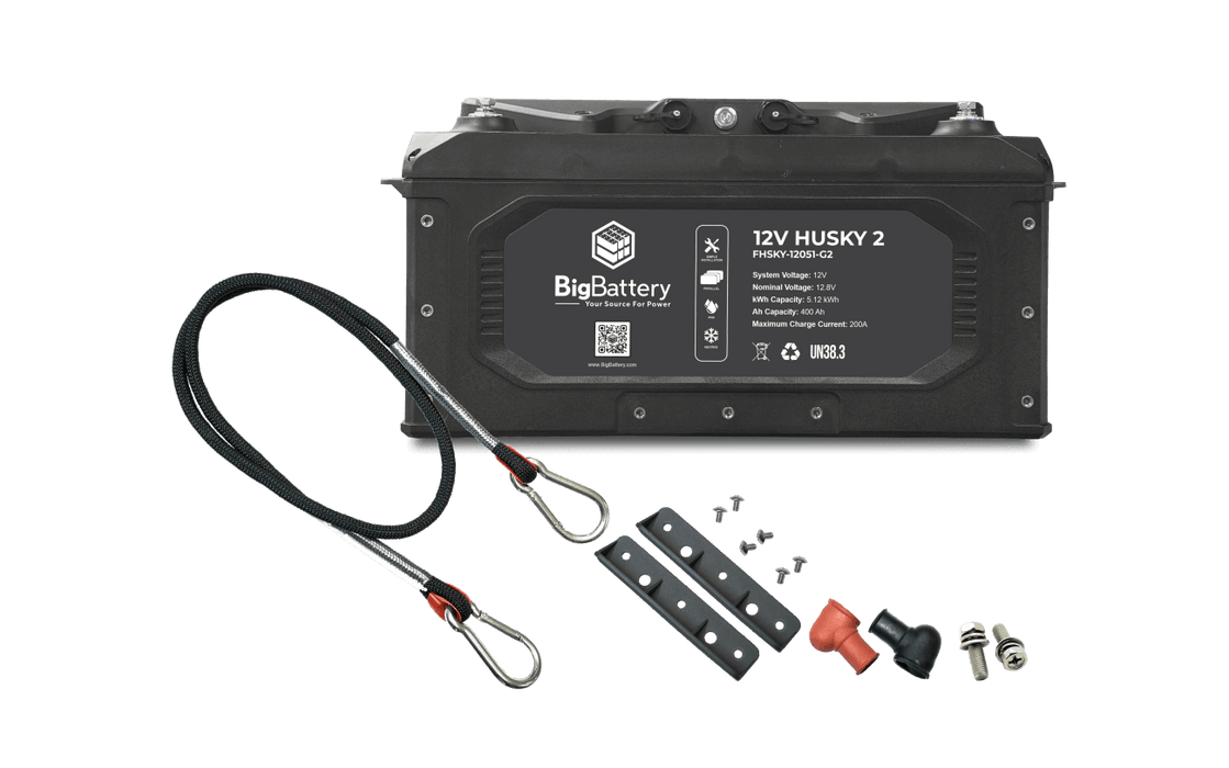 Big Battery 12V HUSKY 2 – LiFePO4 – 400Ah – 5.12kWh