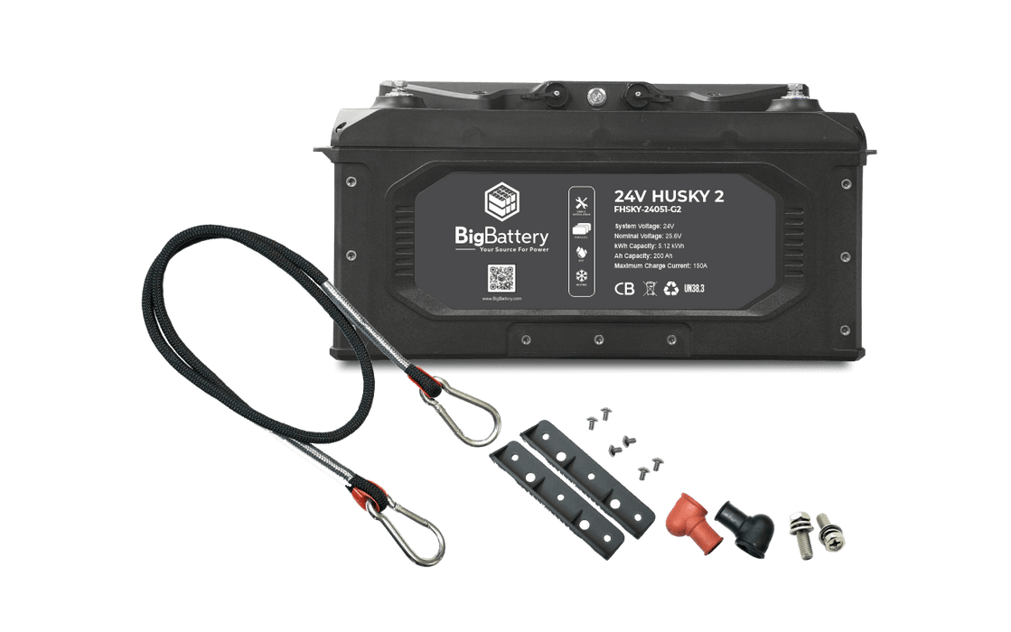 Big Battery 24V HUSKY 2 – LiFePO4 – 200Ah – 5.12kWh