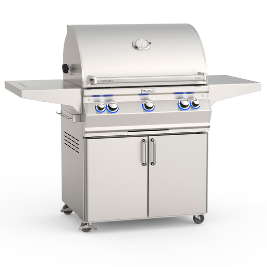 FireMagic | Aurora A660s 30" Grill with Analog Thermometer + Side Burner + Window