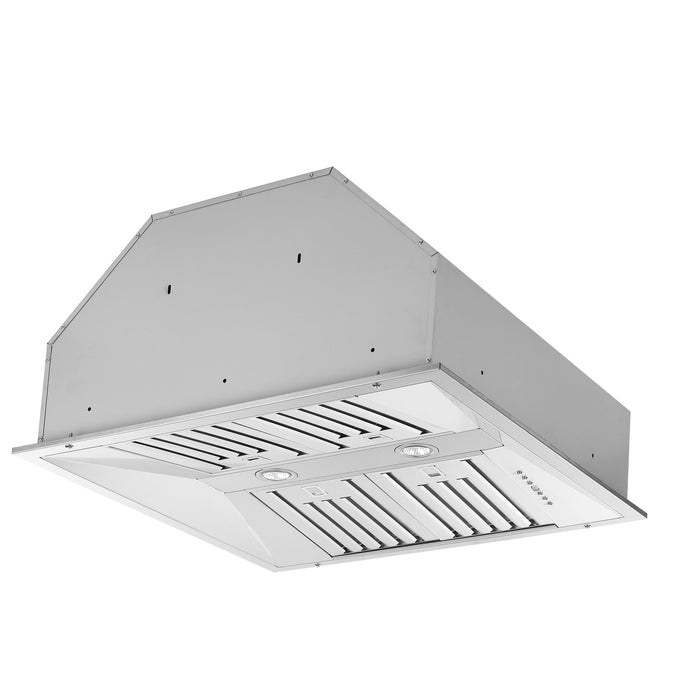 Forno Altilia 30'' 600 CFM Insert Range Hood in Stainless Steel with LED Lighting and Baffle Filters (FRHRE5337-30)