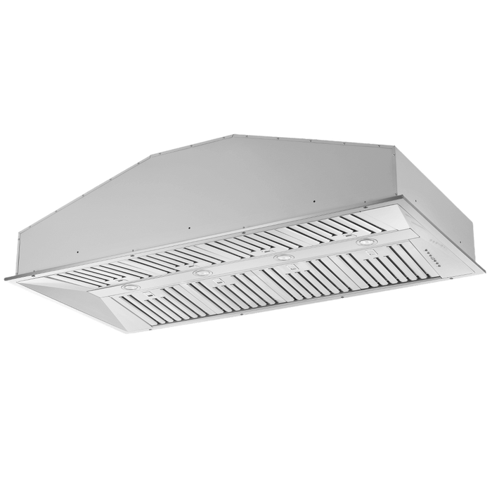 Forno Altilia 60'' 1,200 CFM Insert Range Hood in Stainless Steel with LED Lighting and Baffle Filters (FRHRE5337-60)