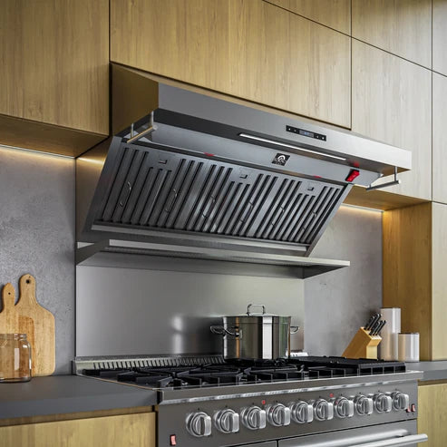 Forno Savona 48" 1,200 CFM Wall Mount Range Hood with Back Splash and Baffle Filters (FRHWM5029-48)