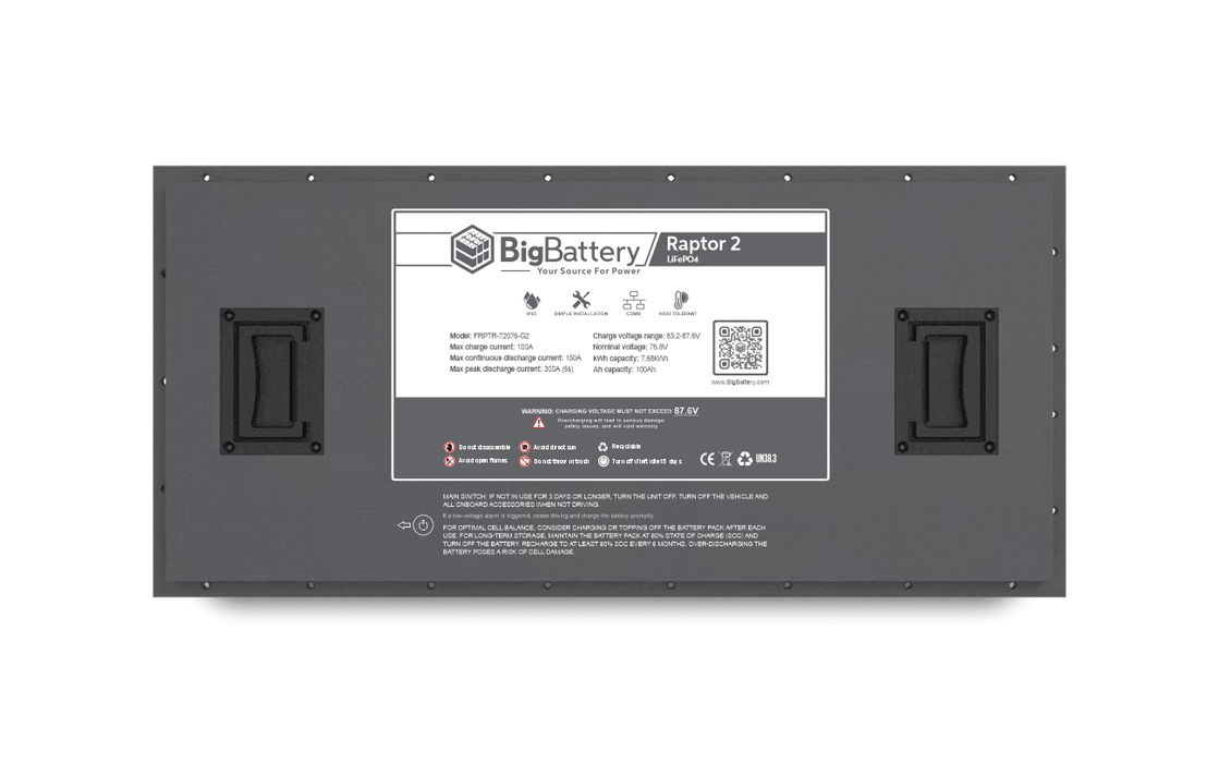 Big Battery 72V RAPTOR 2 - 7.68kWh LiFePO4