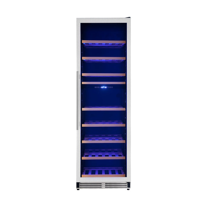 Forno 24" 16 Cu. Ft. Dual Zone 94 Bottle Wine Cooler, FWCDR6603-24S