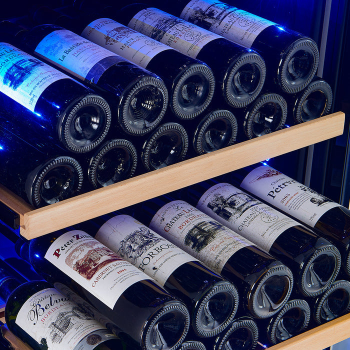 Forno Avellina 48" 31.8 cu. ft. Side-by-Side Triple Zone Wine and Beverage Cooler, 427 Cans & 94 Wine Bottles Capacity (FWCDR6633-48S)