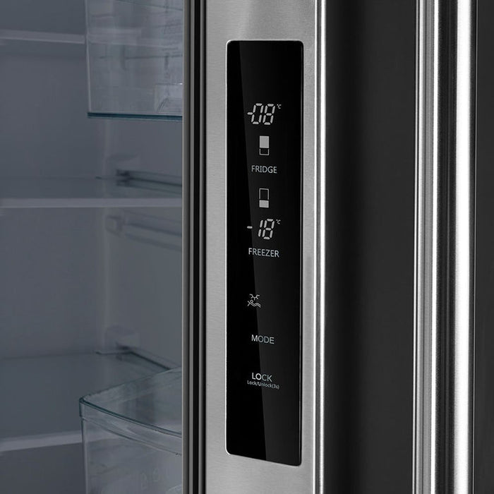 Forno Gallipoli 30" No Frost Refrigerator French Door, 17.5 Cu. Ft. Stainless Steel (FFFFD1974-31SB)