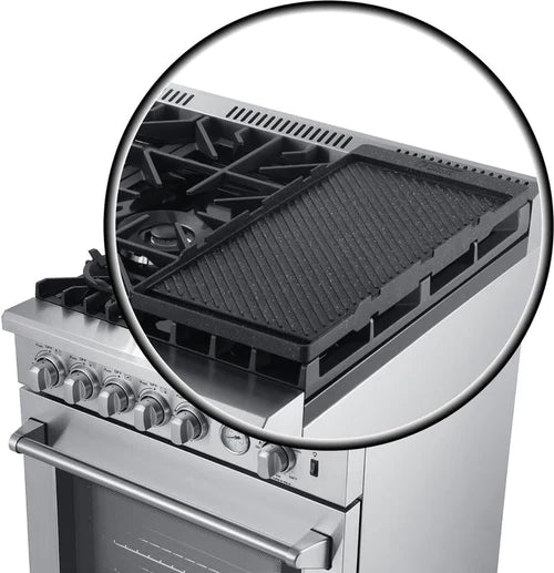 Forno 30 In. Breno Dual Fuel Range in Stainless Steel 5 Italian Burners FRB, FFSGS6196-30