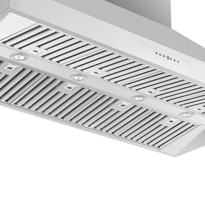 Forno 60" Island Range Hood in Stainless Steel, FRHIS5129-60