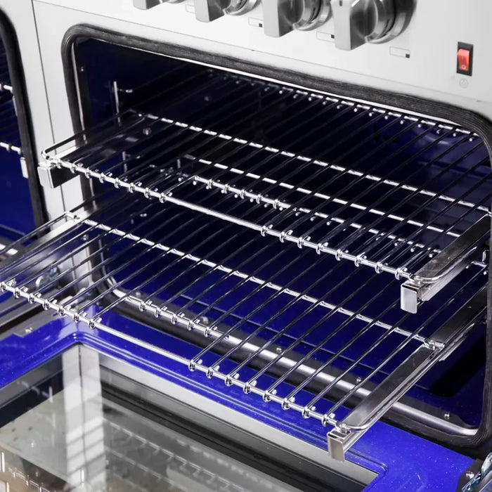Forno 60″ Freestanding Dual Fuel Range with 10 Burners, FFSGS6125-60