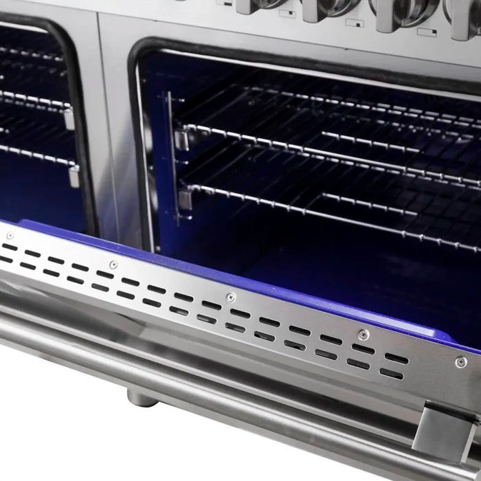Forno 60″ Freestanding Dual Fuel Range with 10 Burners, FFSGS6125-60