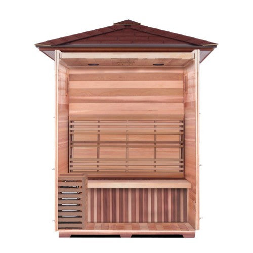 Sunray Sauna "Waverly" 3-Person Outdoor Traditional Sauna with Windows