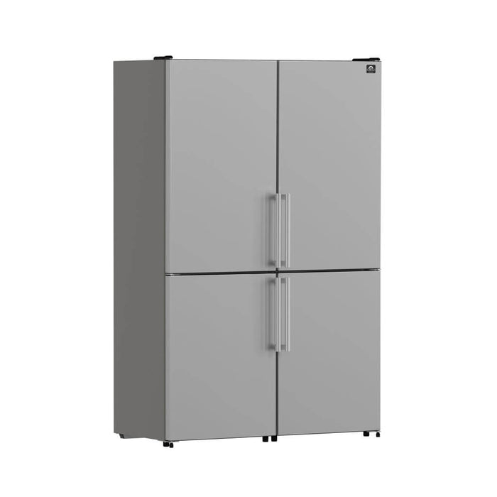 Forno Guardia 46.8″ 21.6 cu.ft. Bottom Mount Refrigerator in Stainless Steel (FFFFD1778-48)